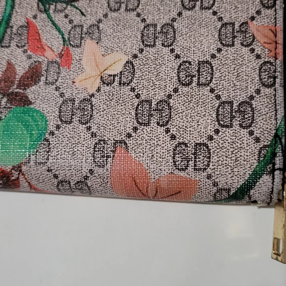GD Floral Print Wallet - Picture 3 of 9